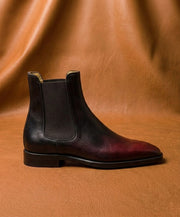 Burgundy Chelsea Boots