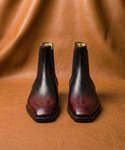 Burgundy Chelsea Boots