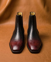 Burgundy Chelsea Boots