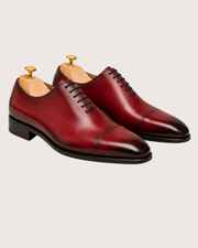 Red patina oxford