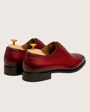 Red patina oxford