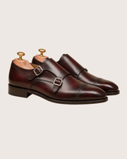 Burgundy Double Monkstrap