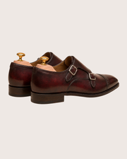 Burgundy Double Monkstrap