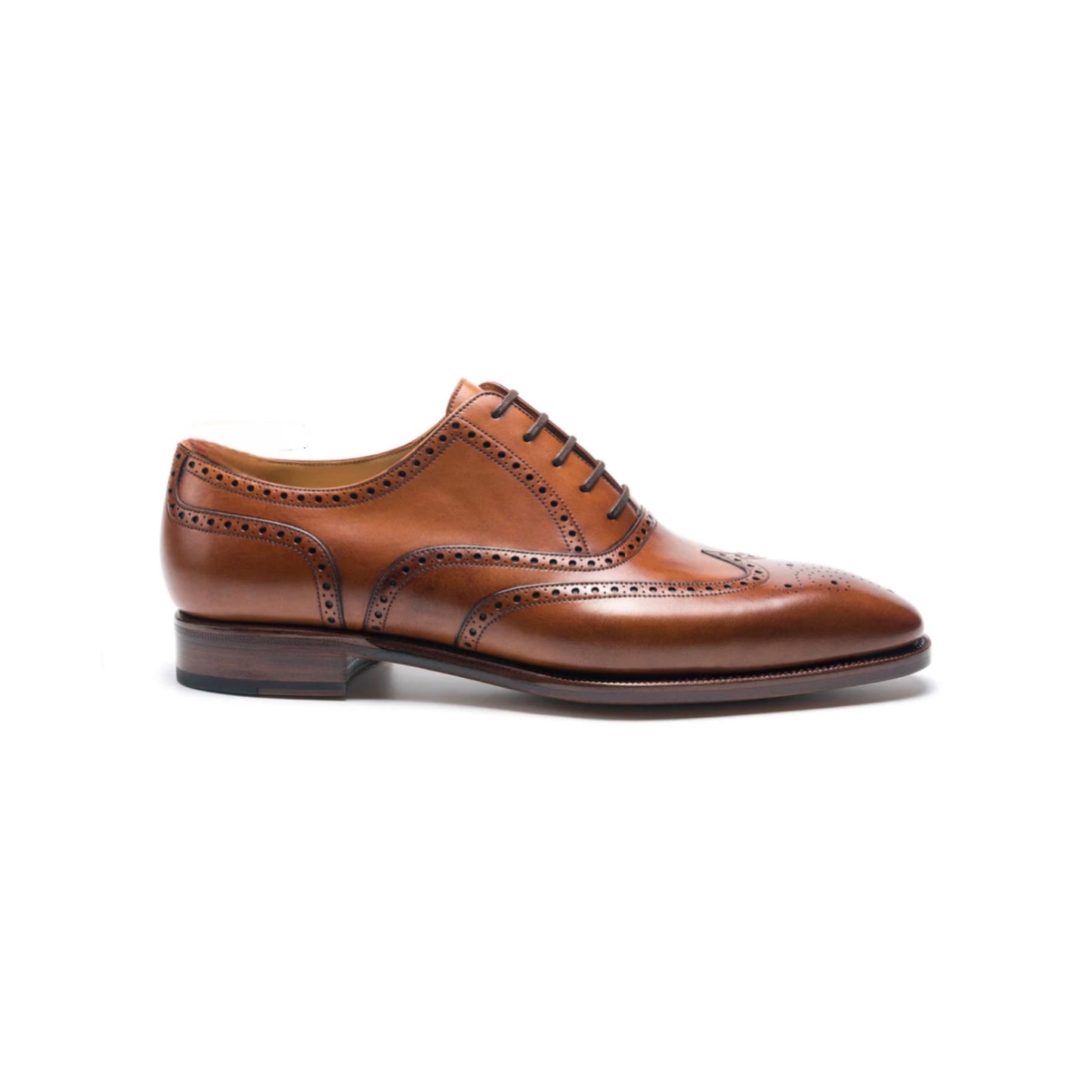 Wingtip Oxford leather shoes