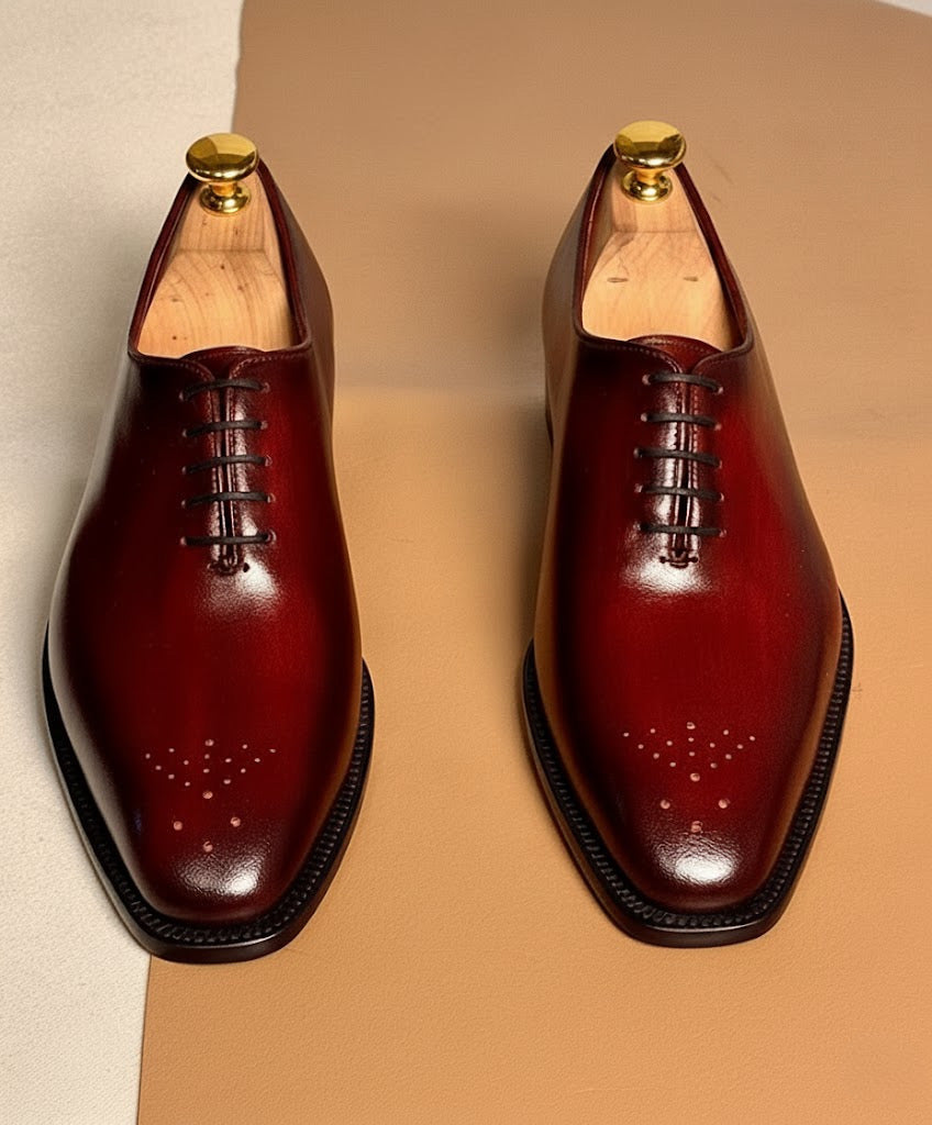 Red Medallion Wholecut Oxford