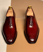 Red Medallion Wholecut Oxford