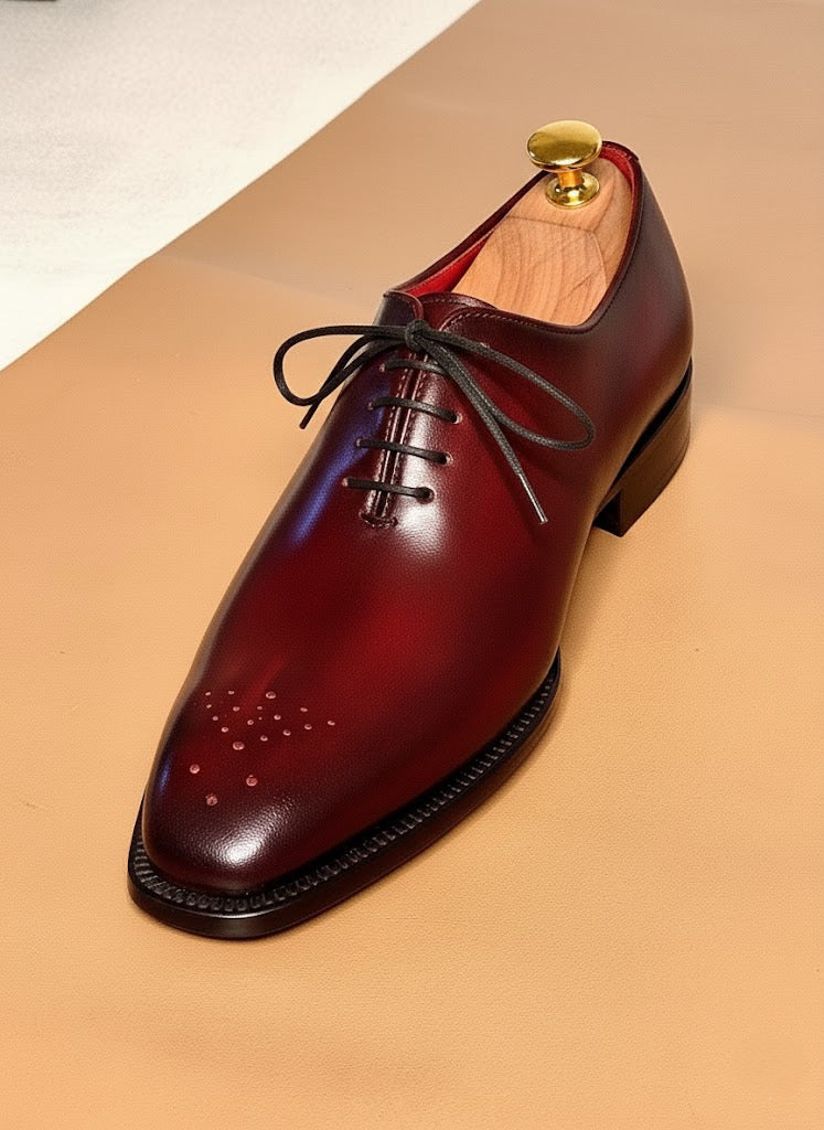 Red Medallion Wholecut Oxford