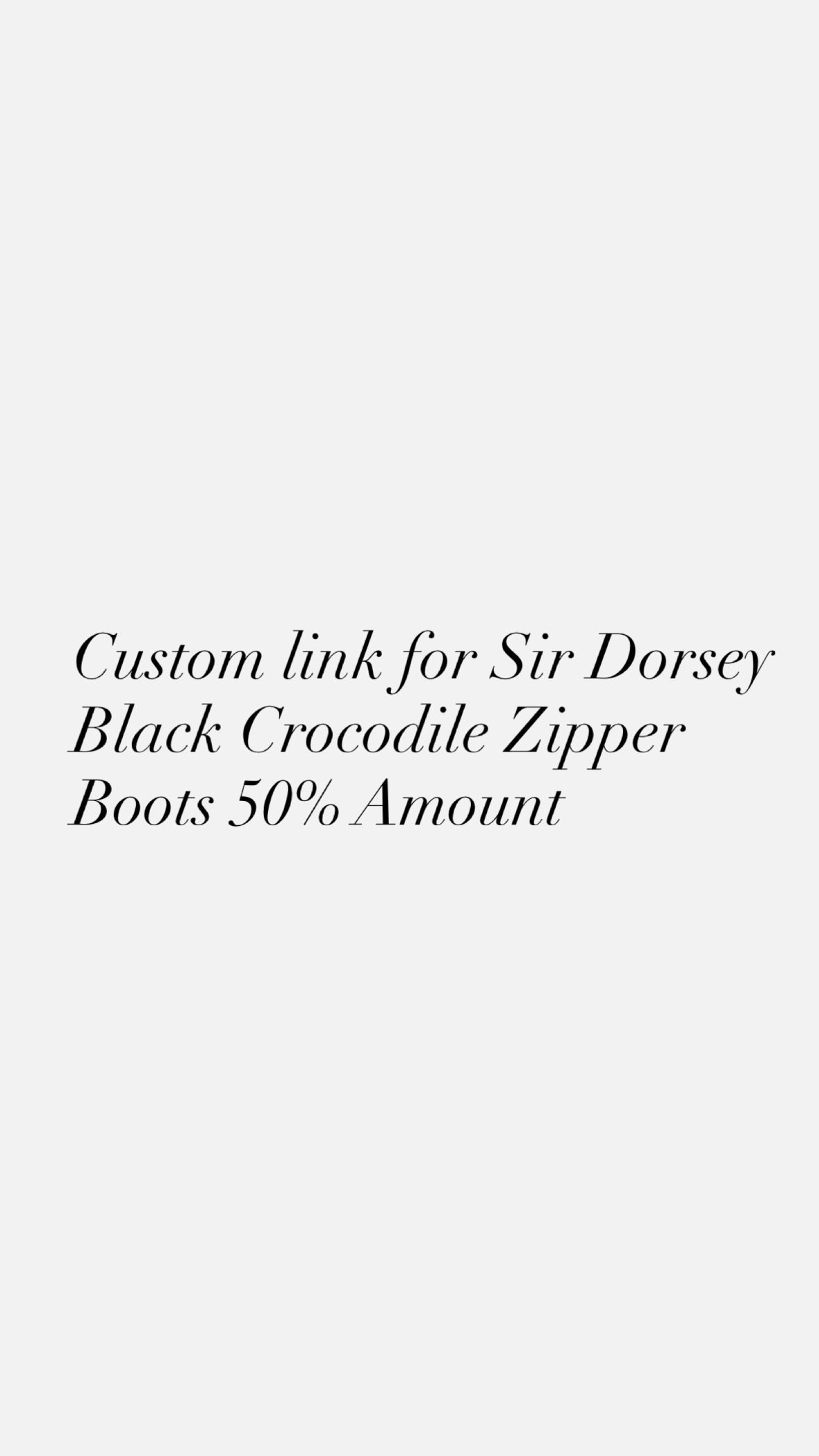 Custom link for Sir kenneth Dorsey