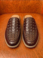 Brown crocodile mule