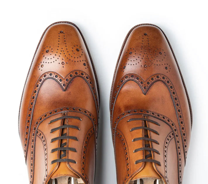 Wingtip Oxford leather shoes - Whimsical Walk