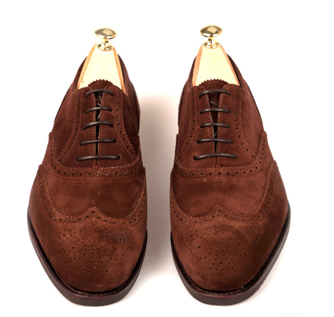 Wingtip Oxford suede shoes - Whimsical Walk