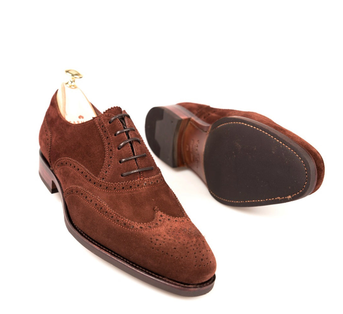 Wingtip Oxford suede shoes - Whimsical Walk