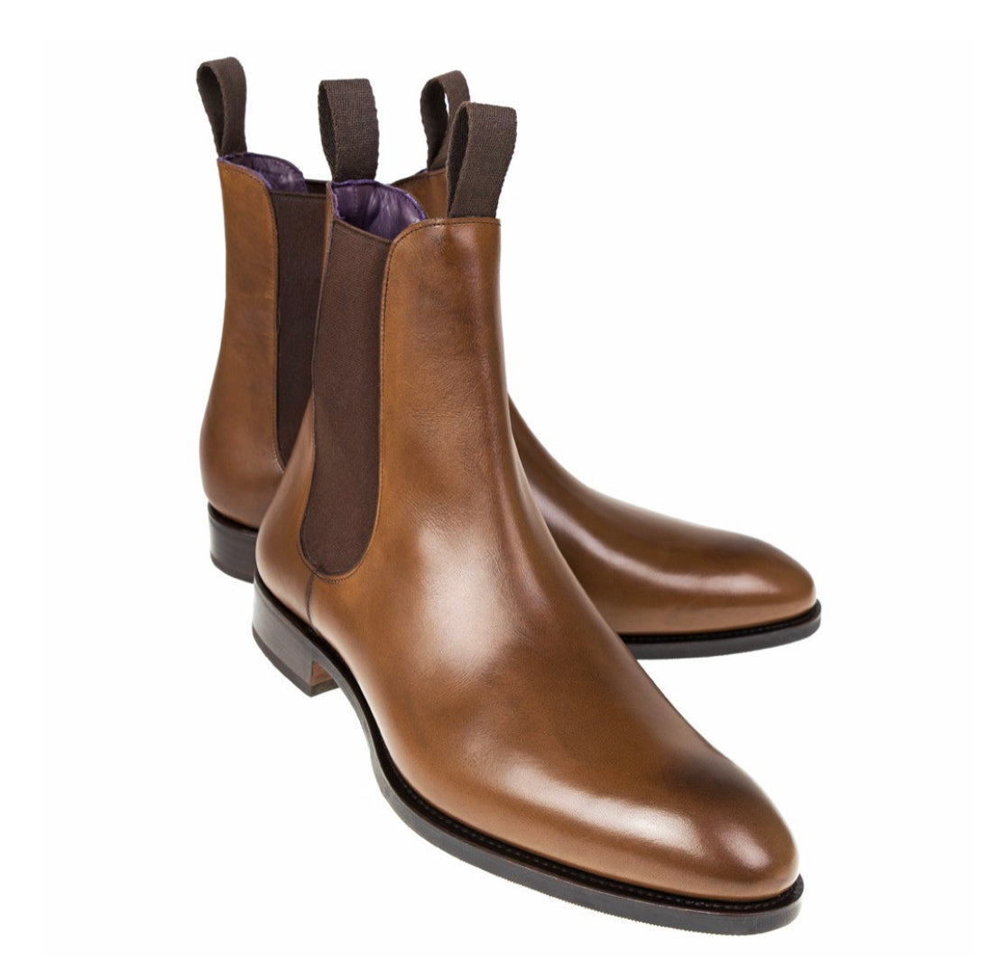 Looking for men's boots? Whimsical walk got your back with the best men's Brown Chelsea  boots build with pure vegan leather