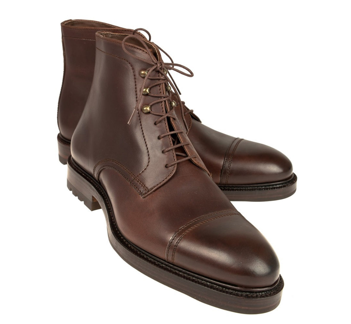 Brown oxford boots