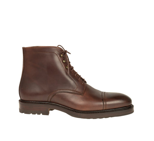 Brown oxford boots