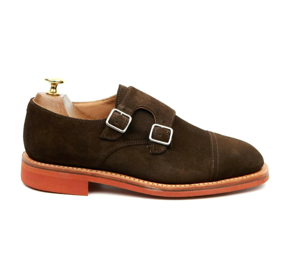 Suede double monk strap - Whimsical Walk