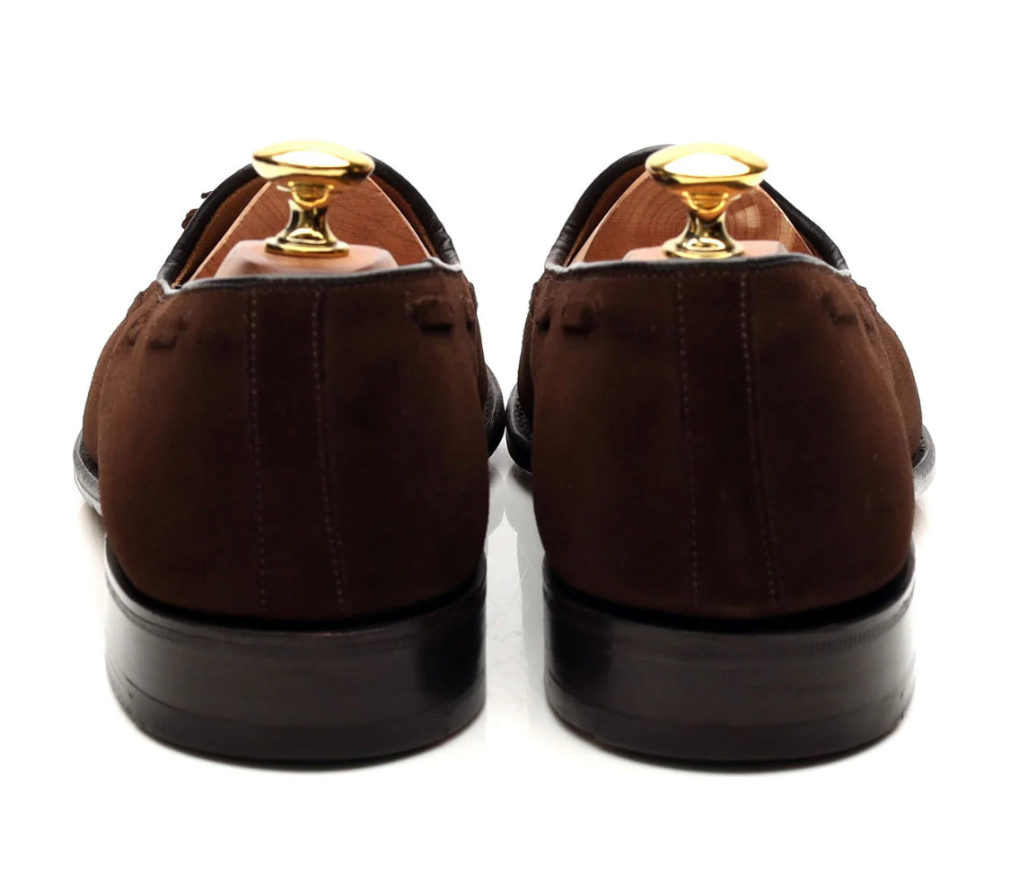 Brown tassel suede loafers - Whimsical Walk