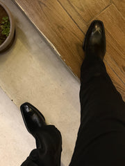 Black zipper Boots